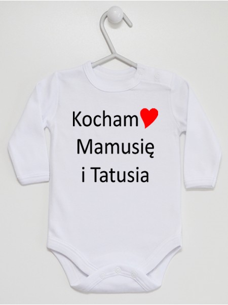 Kocham Mamusię I Tatusia 03 - body niemowlęce Kocham Mamusię I Tatusia 03 - body niemowlęce