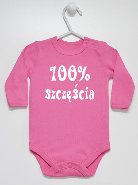 100% Szczęścia 01 - body niemowlęce 100% Szczęścia 01 - body niemowlęce