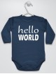 Hello World - body dla noworodka z napisami