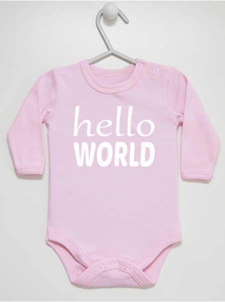 Hello World - body niemowlęce Hello World - body niemowlęce