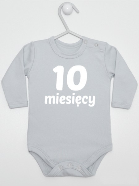 Dziesięć Miesięcy - body z napisami dla niemowląt