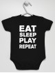 Eat Sleep Play Repeat - bodziak z napisami