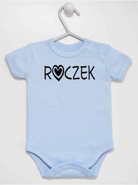 Napis Roczek z Serduszkiem - body dla niemowlaka