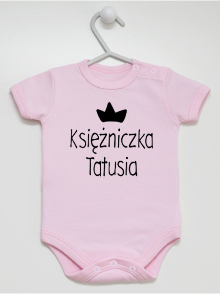 Księżniczka Tatusia Nadruk z Koroną - body niemowlęce dla dziewczynki