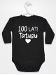 Napis 100 lat Tatusiu - body z życzeniami dla taty