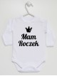 Napis z Koroną Mam Roczek- body dla niemowlaka