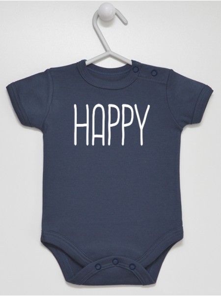 Napis Happy - body dla noworodka