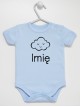 Chmurka + Imię - body niemowlęce z imieniem dziecka