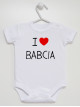 I Love Babcia - body niemowlęce I Love Babcia - body niemowlęce