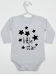Little Star z Gwiazdkami - body niemowlęce dla  dziewczynki