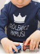Królewicz Mamusi - body dla chłopca z nadrukiem