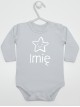 Uśmiechnięta Gwiazdka + Imię - body z imieniem dla dziecka