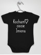 Kocham Ciocie + Imiona Cioć - body niemowlęce Kocham Ciocie + Imiona Cioć - body niemowlęce