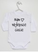 Mam Najlepsze Ciocie 01 - body niemowlęce Mam Najlepsze Ciocie 01 - body niemowlęce