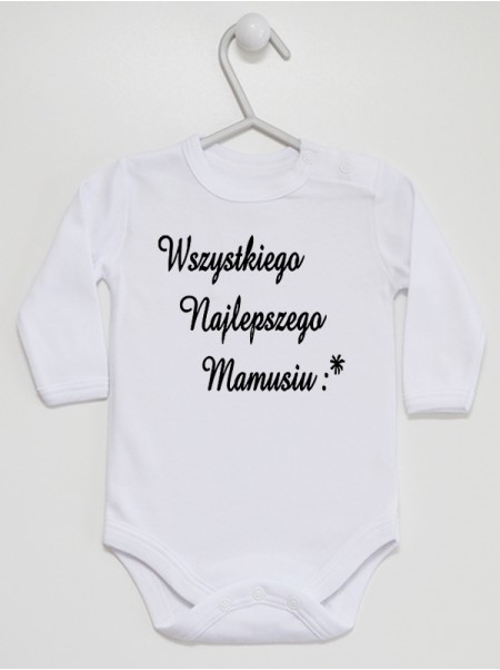 Wszystkiego Najlepszego Mamusiu 02 - body niemowlęce Wszystkiego Najlepszego Mamusiu 02 - body niemowlęce