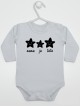 Gwiazdki Rodzinka - body dla niemowlaków z nadrukiem