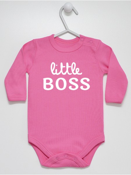 Little Boss - body z napisami dla niemowląt