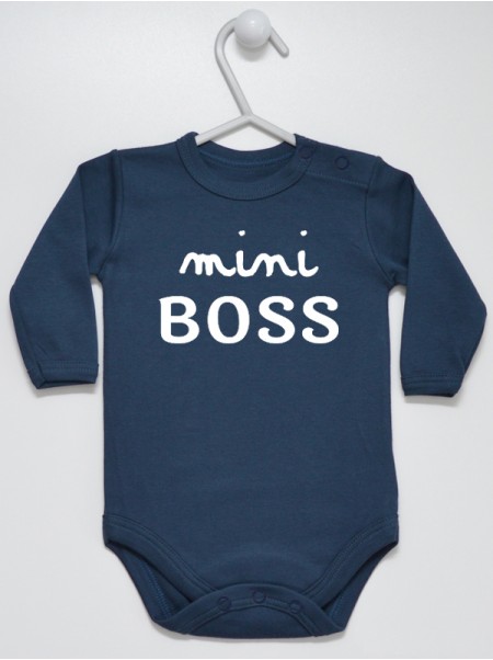 Mini Boss - body dla chłopca z napisami