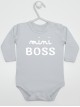 Mini Boss - body dla chłopca z napisami