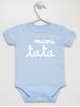 Mini Tata Nadruk Biały - body dziecięce z nadrukiem dla taty Mini Tata Nadruk Biały - body dziecięce z nadrukiem dla taty