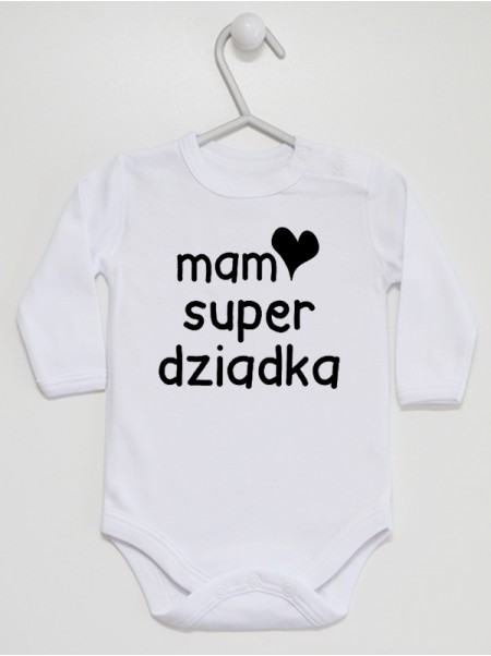 Mam Super Dziadka 01 - body niemowlęce Mam Super Dziadka 01 - body niemowlęce