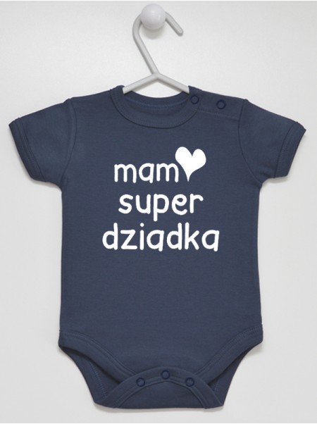 Mam Super Dziadka 01 - body niemowlęce Mam Super Dziadka 01 - body niemowlęce