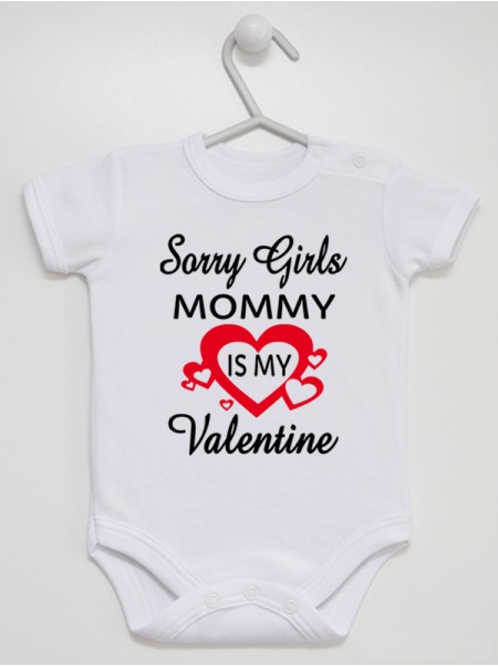  Mommy Is My Valentine - body dla chłopca na walentynki