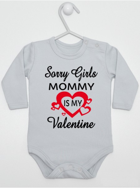  Mommy Is My Valentine - body dla chłopca na walentynki
