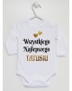   Wszystkiego Najlepszego Tatusiu z Serduszkami - body dla dzieci z nadrukiem