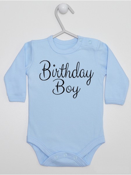 Birthday Boy - bodziak na urodzinki dla chłopca z napisami