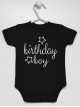 Birthday Boy z Gwiazdką - body chłopięce na urodzinki