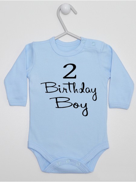Brithday Boy - bodziak dla chłopca na drugie urodziny