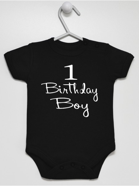 Birthday Boy z Jedynką - body na roczek dla chłopca