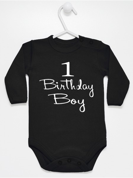 Birthday Boy z Jedynką - body na roczek dla chłopca