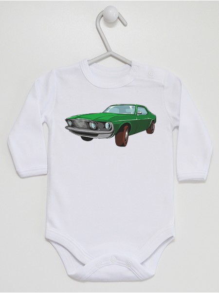 Samochód Mustang - bodziak z nadrukiem dla chłopca