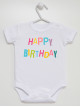 Happy Birthday - body niemowlęce Happy Birthday - body niemowlęce