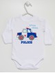Samochód Policyjny - bodziak z nadrukiem niemowlęcy