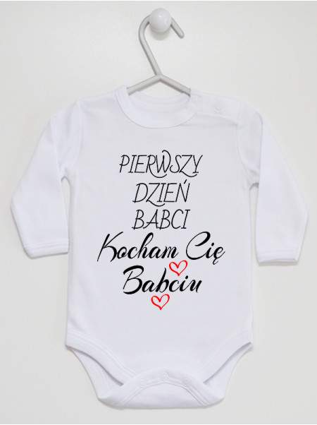  Nasz Pierwszy Dzień Babci Kocham Cię - body