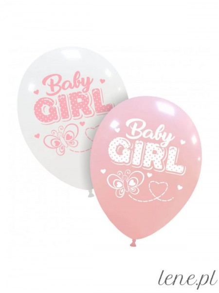 Baby Girl - balon lateksowy