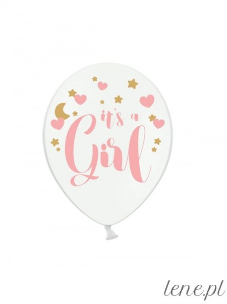 It's a Girl - balon lateksowy
