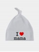 Kocham Mamę - czapka dla noworodka, niemowlaka