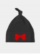 Kokardka Nadruk Czerwony - czapka dla niemowlaka