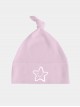 Wesoła Gwiazdka - czapka dla niemowląt z supełkiem