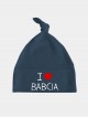 I Love Babcia - czapka dla dzieci bawełniana