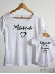 Zestaw Kocham Cię Mamo - ubrania dla mamy i dziecka