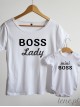 Napisy Lady Boss Mini Boss - zestaw dla mamy i dziecka