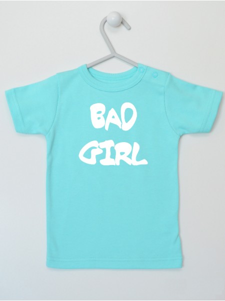 Bad Girl - koszulka dla dziewczynki z napisami