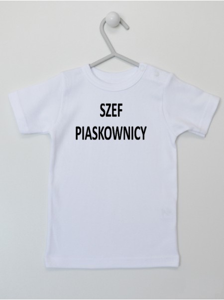 Szef Piaskownicy - śmieszna koszulka dla chłopca