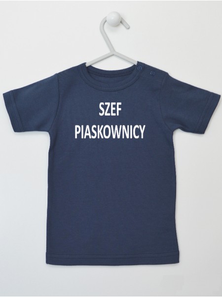 Szef Piaskownicy - śmieszna koszulka dla chłopca