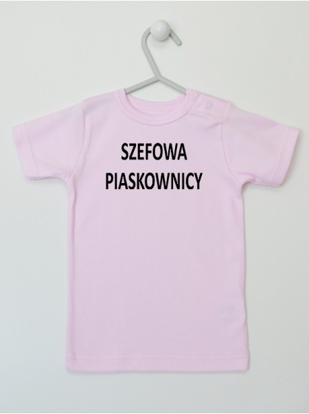 Szefowa Piaskownicy - śmieszna koszulka dla dzieci